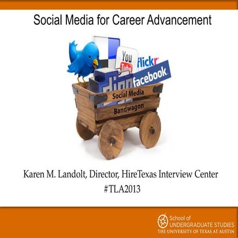 Social media for career advancement tla 2013