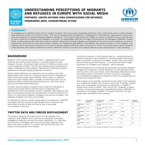 Understanding Perceptions of Migrants and Refugees with Social Media ...