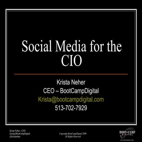 Social Media For CIOs
