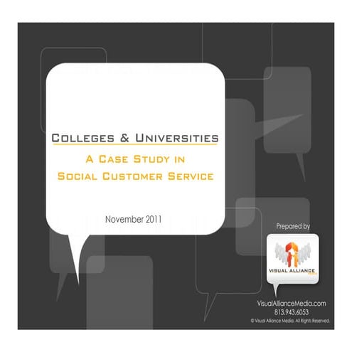 Social Media for Colleges and Universities - Digital Help Desk Case Study - b...