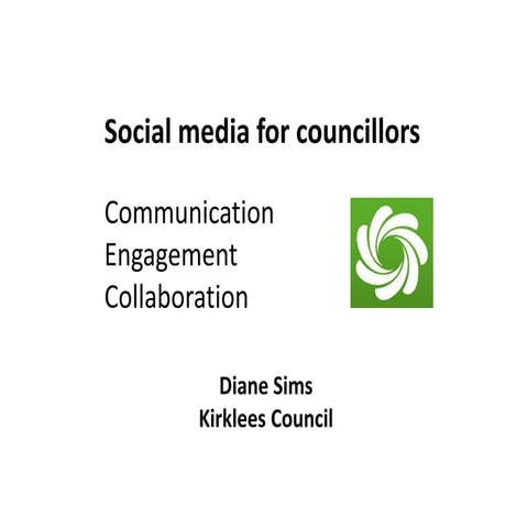 10 minute intro to social media for councillors