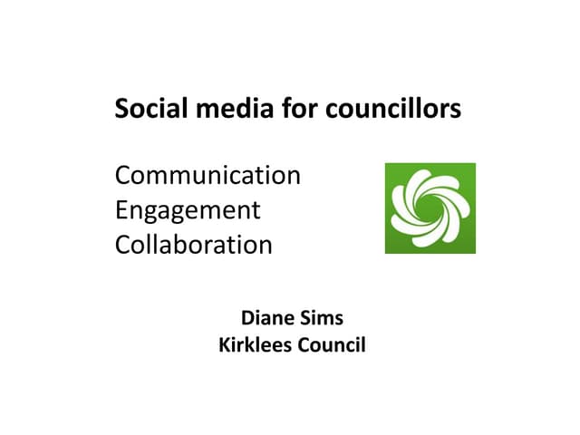 10 minute intro to social media for councillors