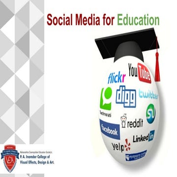 Social media for educating students | PPT