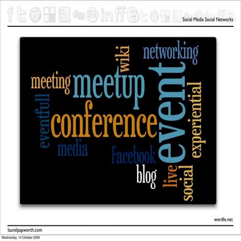 Social Media for Events and Conference Organisers