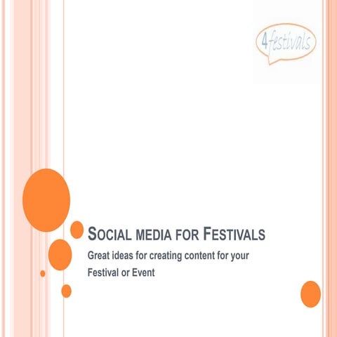 Social media for festivals   great ideas for creating content