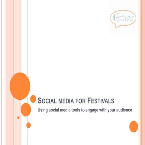 Social media for festivals   introduction