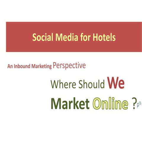 Social Media for Hotels