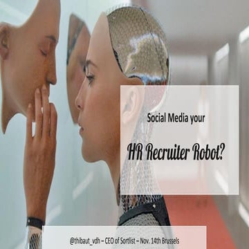 How to turn your social media into your HR recruiter robot.
