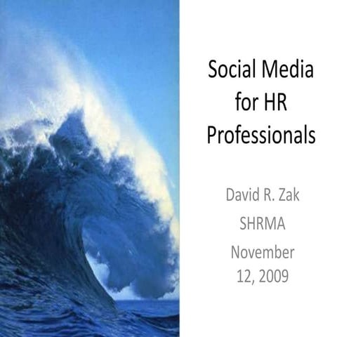 Social Media For HR Pros