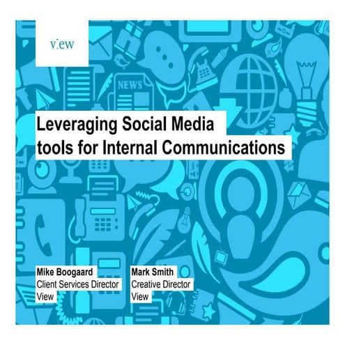 Social media for internal communications