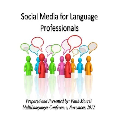 Social Media for Language Professionals 