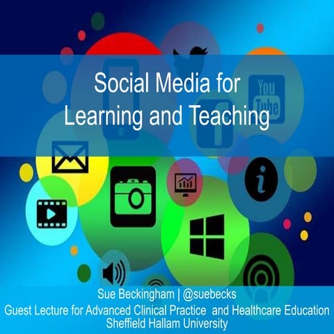 Social Media for Learning and Teaching Guest Lecture