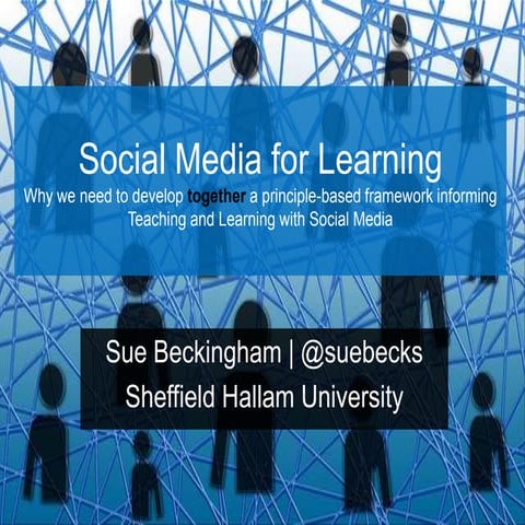 Social Media for Learning #MELSIG keynote