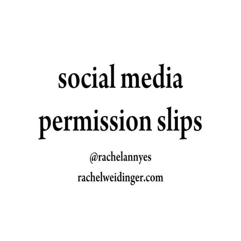 Social Media Permission Slips for Marine Conservation | PDF