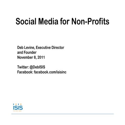 Social Media for Nonprofits
