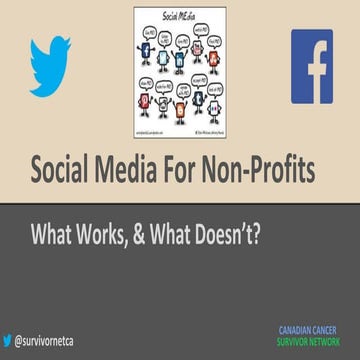Social Media For Non-Profits  