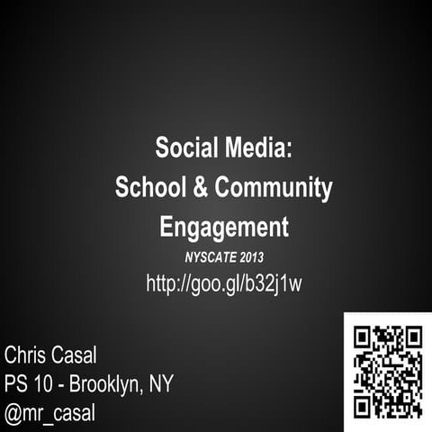Social Media for School & Community Engagement