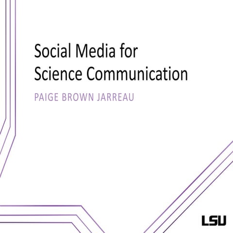 Social media for science communication   campus communicators