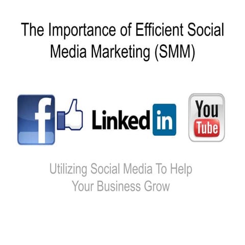 Importance of social media marketing for business | PDF