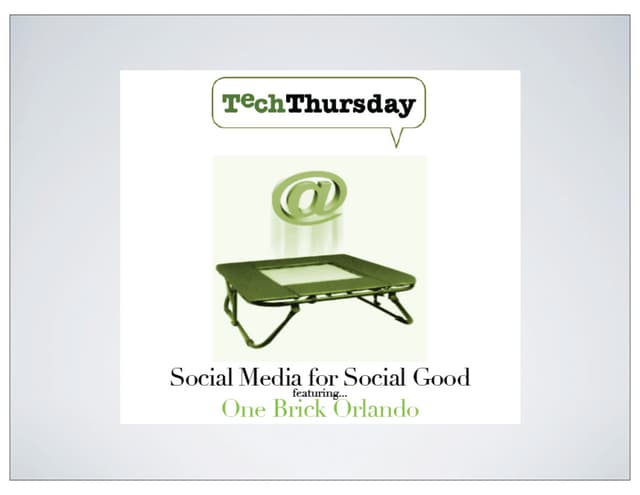 Social media for social good.key