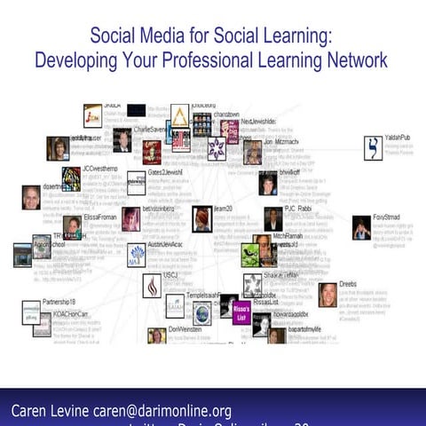 Social media for social learning