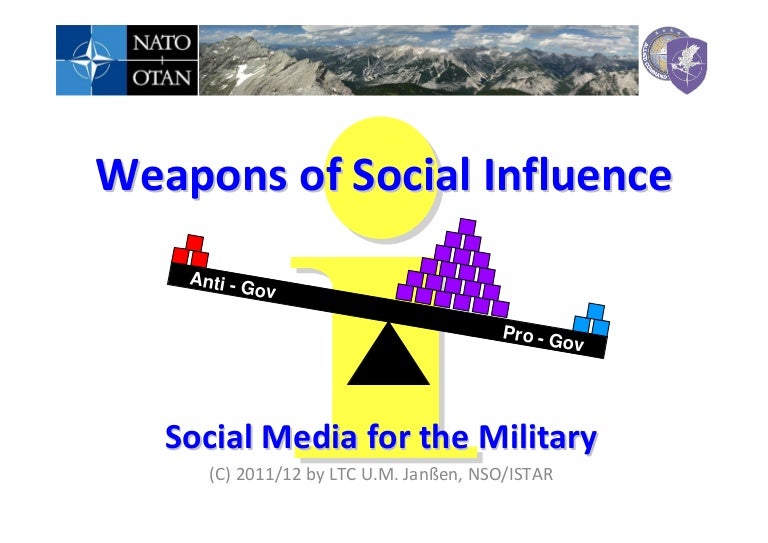 Social media for the Military