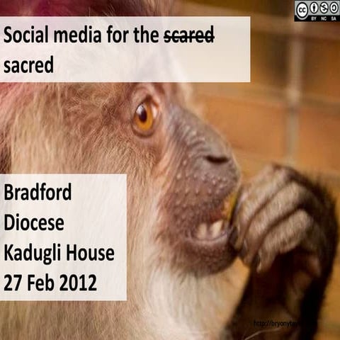 Social media for the scared