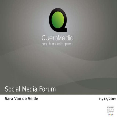 Social Media Forum - Summary