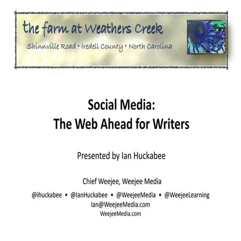 Social Media for Writers