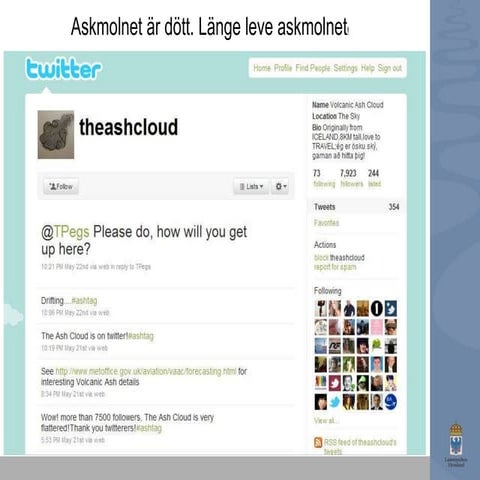Presentation sociala media för personal