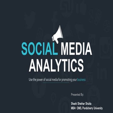 Social media analytics
