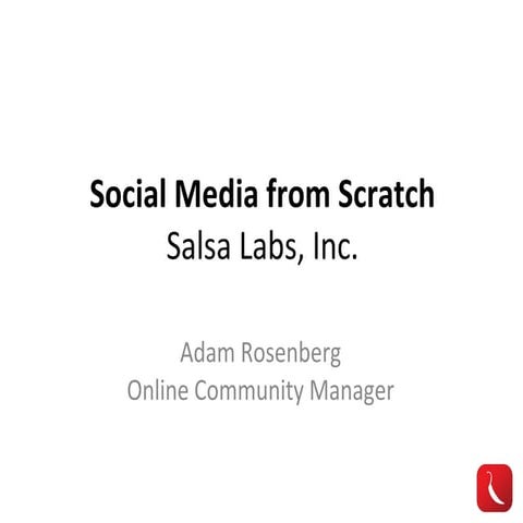 Social Media From Scratch