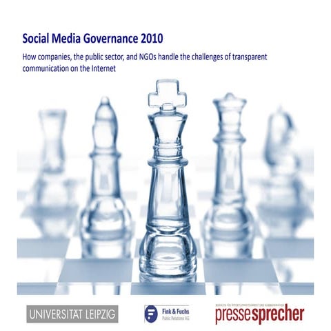 Social Media Governance 2010 English Version