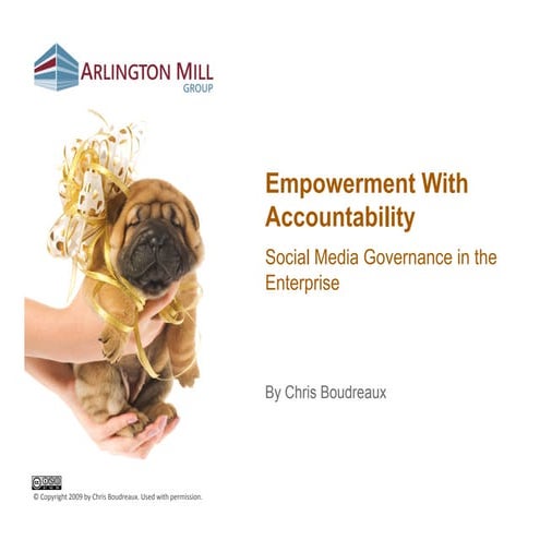 Social Media Governance