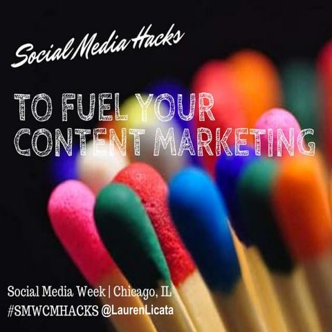 Social Media Hacks to Fuel Your Content Marketing