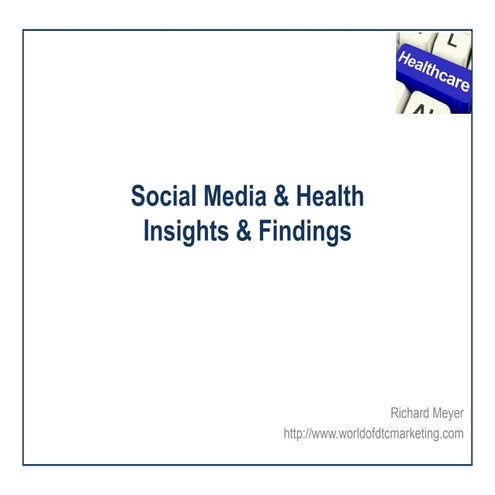 Social media healthcare