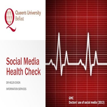 Social media health check