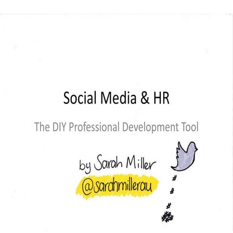 Social Media & HR - The DIY Professional Development Tool