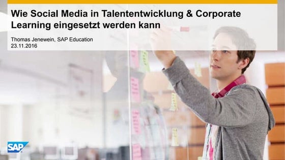 Social Media in Talententwicklung und Weiterbildung 