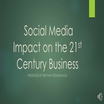 Social media impact on the 21st century
