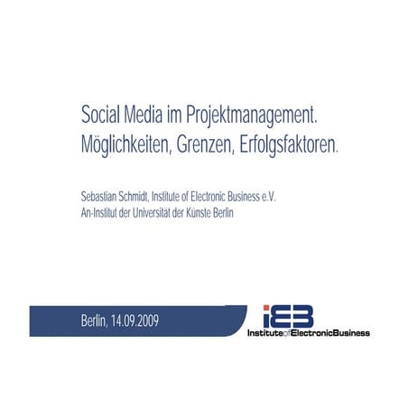 Social Media im Projektmanagement