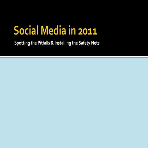 Social Media In 2011