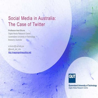 Social Media in Australia: The Case...