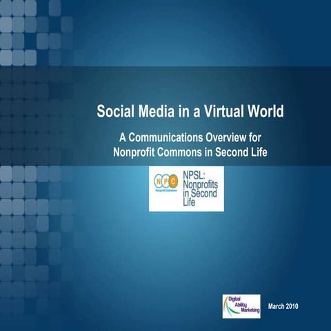 Social Media In A Virtual World