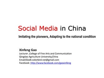 Social media in china