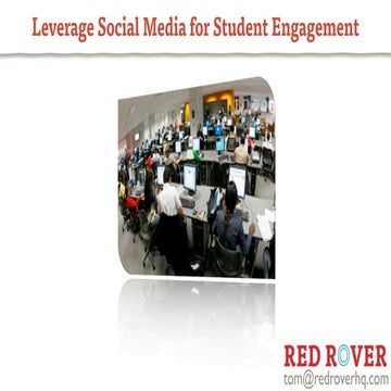 Leveraging Social Media For Increased Student Engagement
