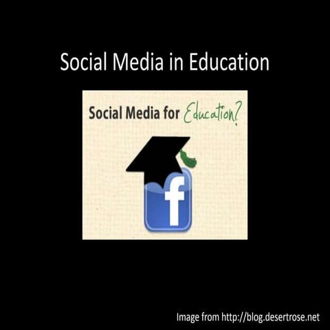 Social Media in Education | PPTX