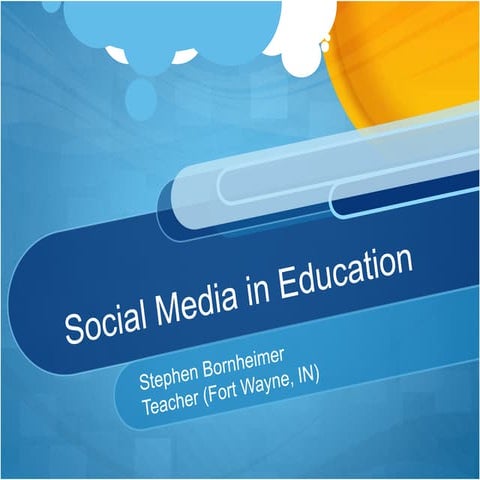PCWC Social Media in Education