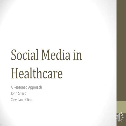 Social media in healthcare bilbao