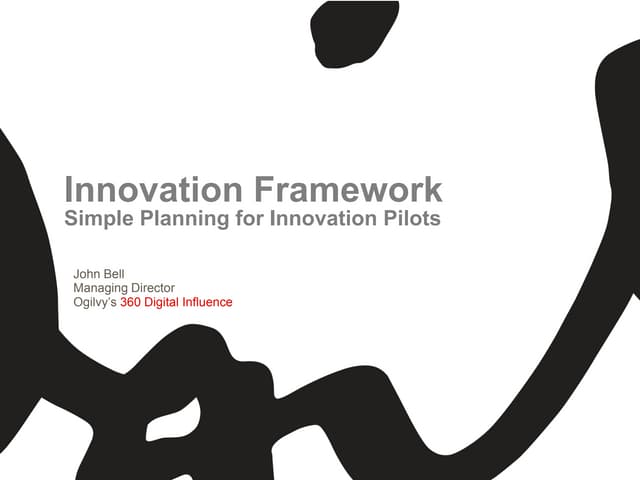 Social Media Innovation Framework